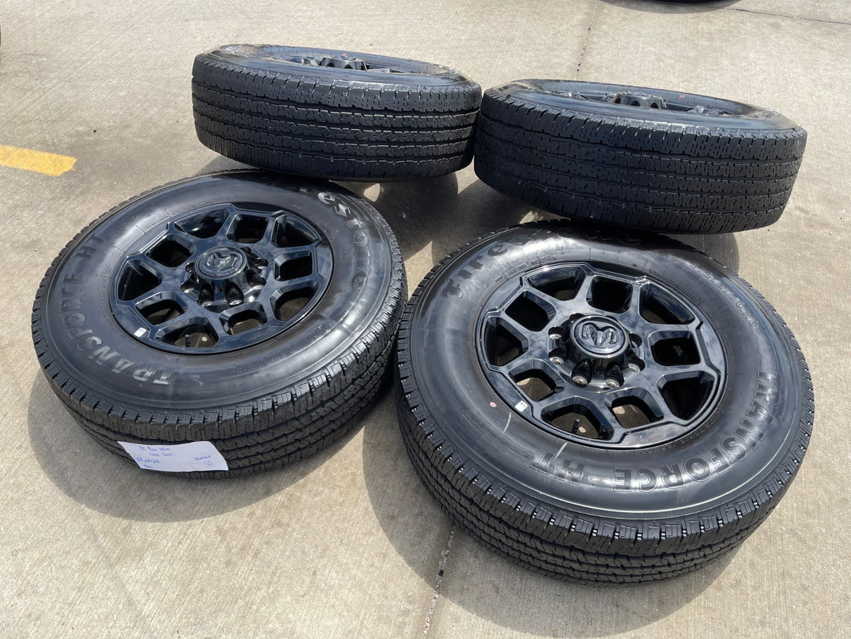 18" Dodge Ram 2500 3500 OEM 68629288 wheels rims FIRESTONE HT Texas Truck Tire