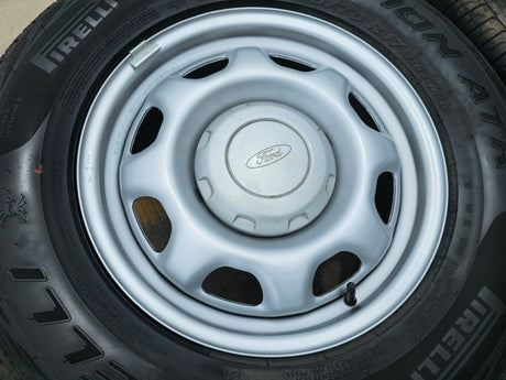 17" Ford F-150 OEM rims wheels 3857 tires steel 2023 2024 2025 PIRELLI A/T NEW Texas Truck Tire