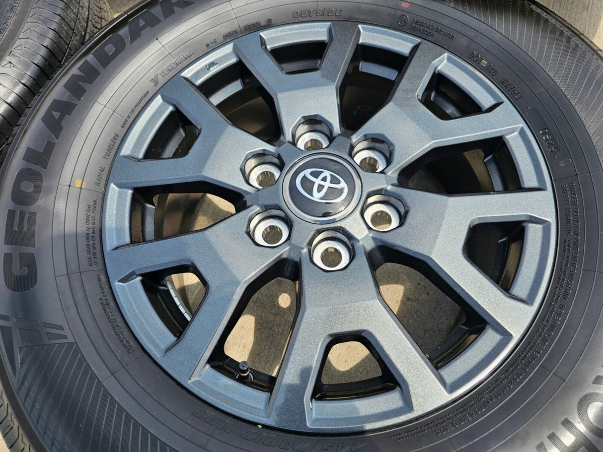 17" Toyota 4Runner Tacoma TRD OEM 94254 10637 wheels rims 2025 2026 NEW Texas Truck Tire