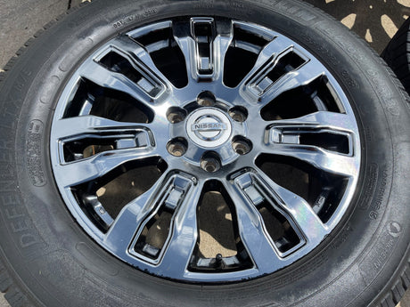 20" Nissan Titan XD OEM 62728 wheels rims tires CHROME DISCOUNTED Texas Truck Tire