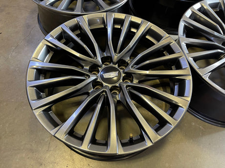 22" Cadillac Escalade V Platinum OEM 4883 wheels rims 2023 2024 2025 2026 NEW Texas Truck Tire