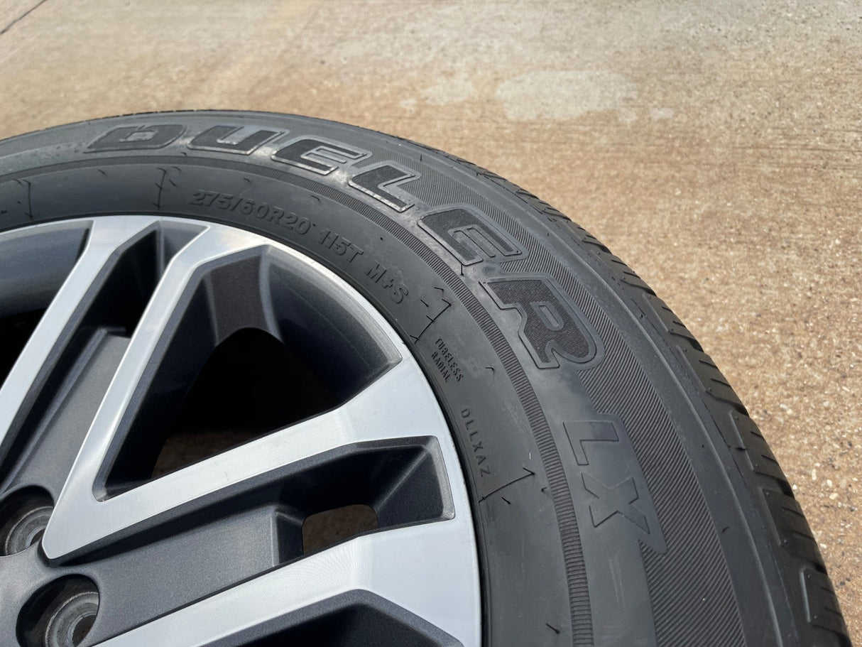 20" Ford F-150 OEM rims wheels 10345 95025 Expedition 2022 2023 2024 BRIDGESTONE Texas Truck Tire