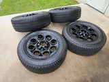 20" Ford F-250 F-350 OEM black LARIAT wheels rims 10299 tires BRIDGESTONE NEW Texas Truck Tire
