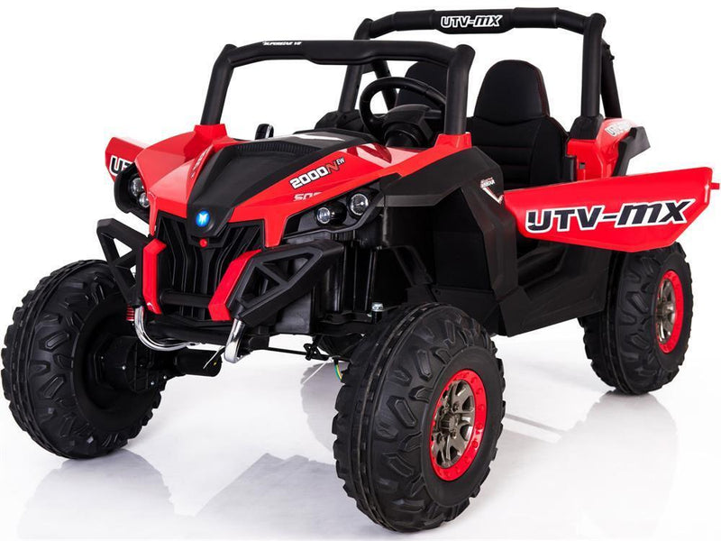 Electric UTV Children's Ride On 12V Battery Operated 4x4 Utility Vehicle 2-Seat Car