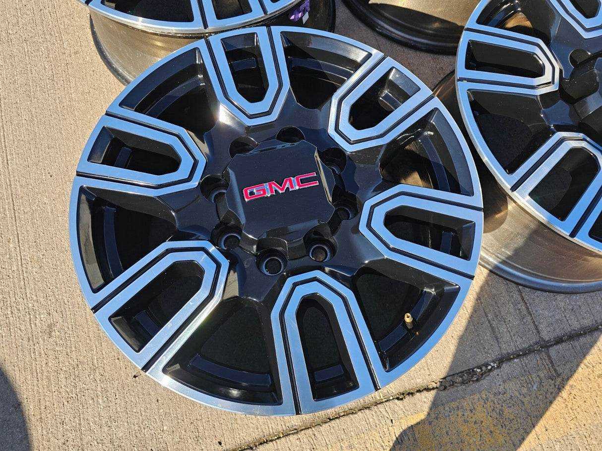 20" GMC Sierra AT4 2500 3500 OEM wheels rims 5950 Silverado 2023 2024 2025 2026 Texas Truck Tire