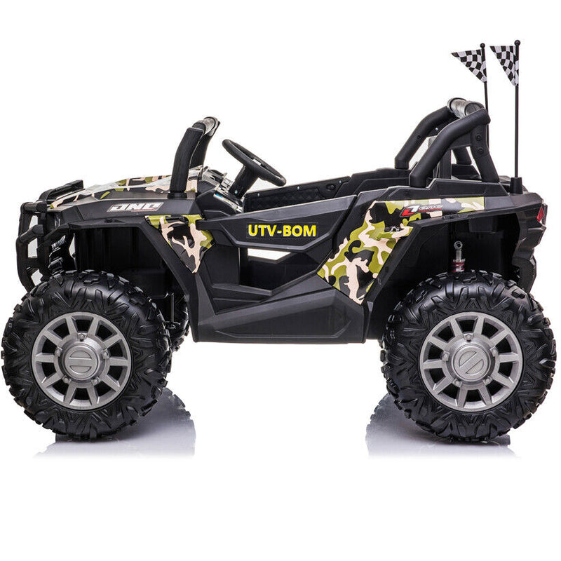Electric Ride-On Car for Kids - 2 Seater UTV Style - 400W 24V Motor - Remote Control