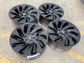 22" Lincoln Navigator OEM 10665 rims wheels BLACK LABEL 2025 2026 2027 NEW Texas Truck Tire