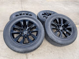 20" Chevy Tahoe Silverado OEM 5919 wheels rims GMC Yukon HANKOOK A/T2 Texas Truck Tire