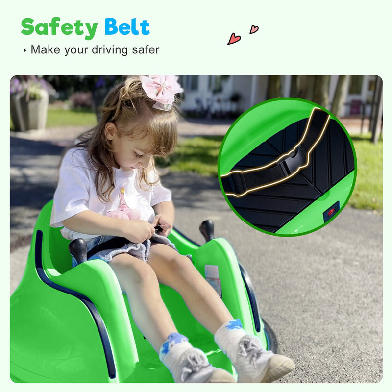 12V Electric Bumper Car with Remote Control and Flashing Lights - Perfect for Riding Fun!