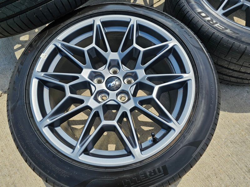 19" Ford Mustang GT Track Pack OEM 10600 10603 wheels rims 2025 2026 2027 NEW Texas Truck Tire