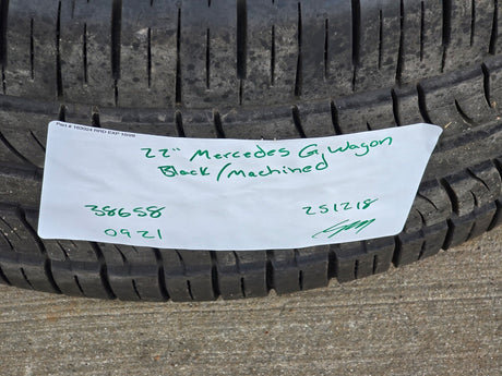 22" Mercedes G Wagon G63 AMG OEM 38658 wheels rims 2021 2022 2023 2024 2025 2026 Texas Truck Tire