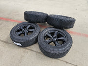 18" Jeep Wrangler Sahara OEM 9221 9255 wheels rims 2020 2021 2022 2023 2024 2025 Texas Truck Tire