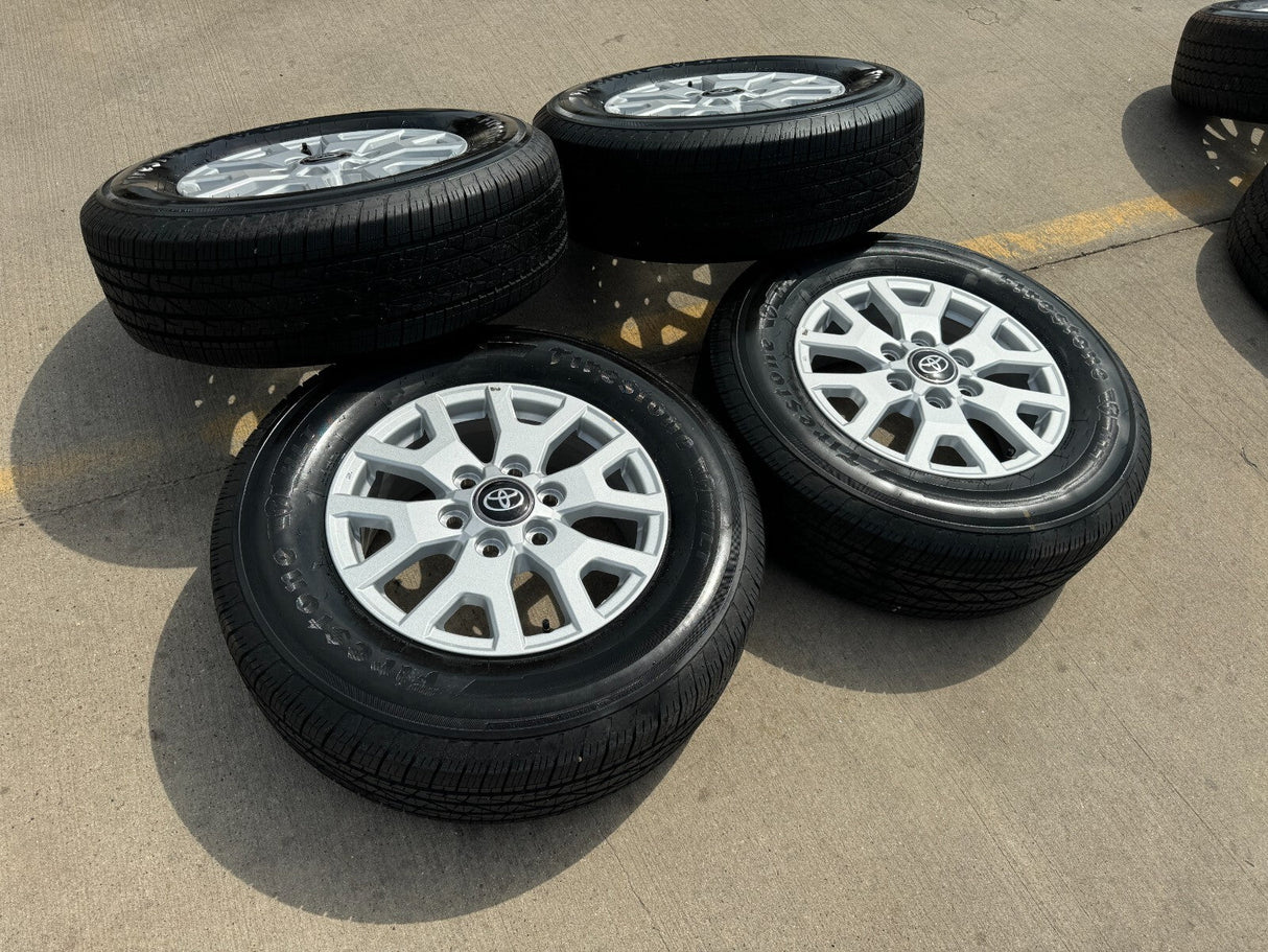 17" Toyota Tacoma 4Runner TRD OEM 94254 10637 wheels rims 2024 2025 2026 NEW Texas Truck Tire