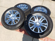 18" Land Rover OEM 72202 CHROME wheels rims Velar Evoque LR2 Discovery Sport Texas Truck Tire