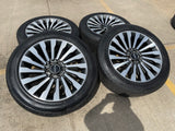 22" Lincoln Navigator OEM 10178 rims wheels BLACK LABEL 2020 2021 2022 2023 2024 Texas Truck Tire