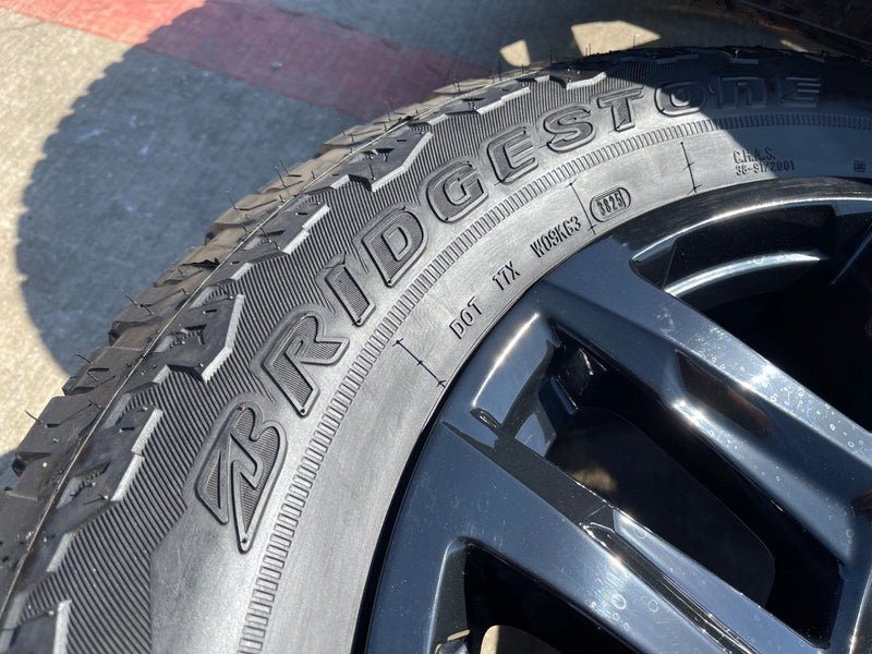 20" Chevy Silverado Tahoe Suburban ZR2 OEM 5913 wheels rims BRIDGESTONE A/T NEW Texas Truck Tire