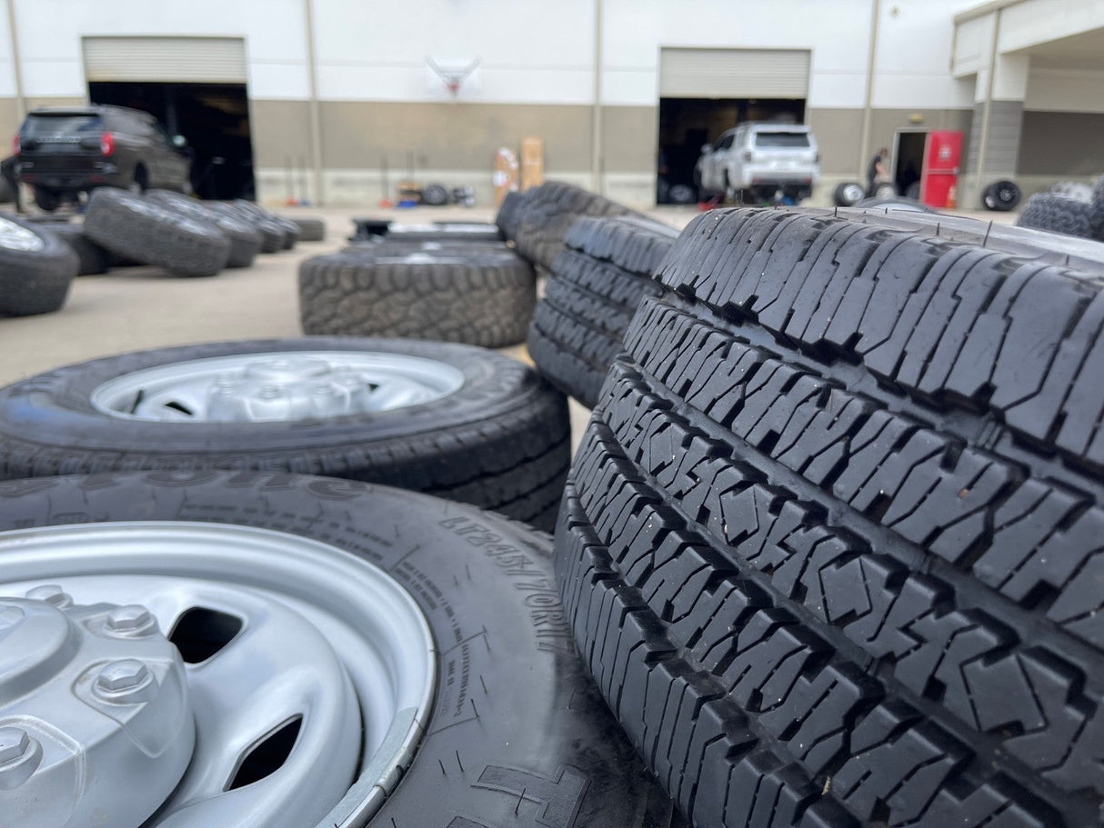 17" Ram 2500 3500 Laramie Power Wagon OEM 2497 wheels rims 2024 2025 2026 NEW Texas Truck Tire