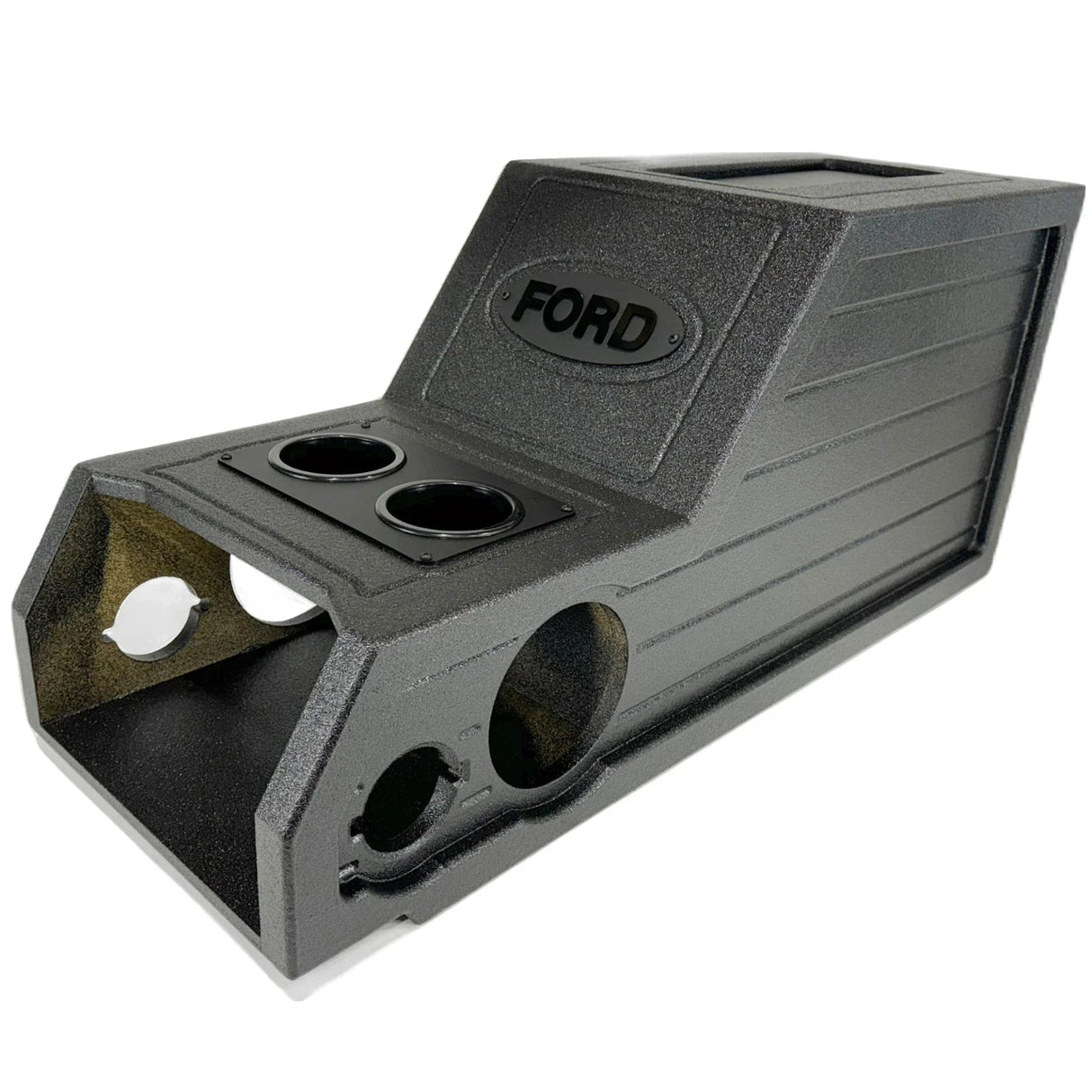 Center Console Enclosure Box Ford F-250 2008-2016 Ported 12" Mega Bass
