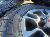 18" GMC Sierra AT4X Chevy Silverado 2500 3500 OEM 5949 wheels rims FALKEN NEW Texas Truck Tire