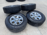 18" Ram 2500 3500 Laramie Power Wagon OEM wheels rims 2693 tires FALKEN A/T4 Texas Truck Tire