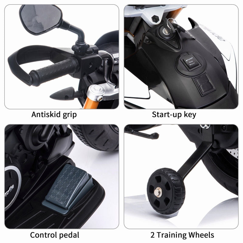 TOBBI 12V Aprilia Licensed Electric Dirt Bike for Kids - Perfect Xmas Gift!