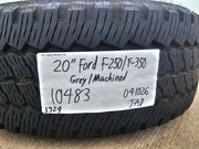 20" Ford F-250 F-350 OEM LIMITED Platinum wheel 10302 10483 rim 2024 2025 2026 Texas Truck Tire