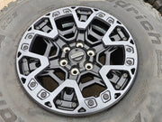 (5) 17" Ford F-150 Raptor R OEM BEADLOCK rims wheels 2024 2025 2026 BFG NEW Texas Truck Tire