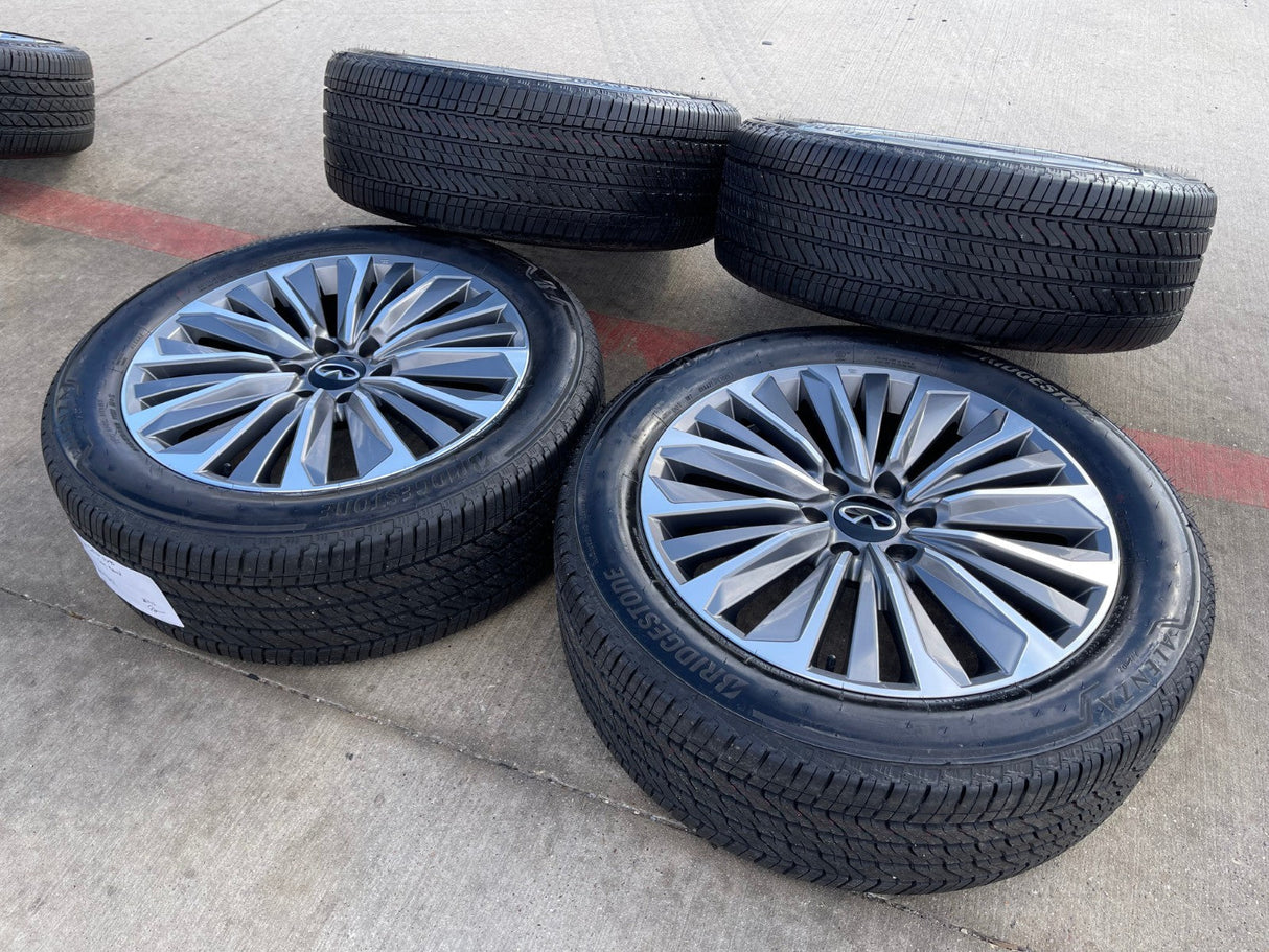 22" Infiniti QX80 QX56 Nissan Titan Armada OEM 94236 wheels rims 2025 2026 NEW Texas Truck Tire