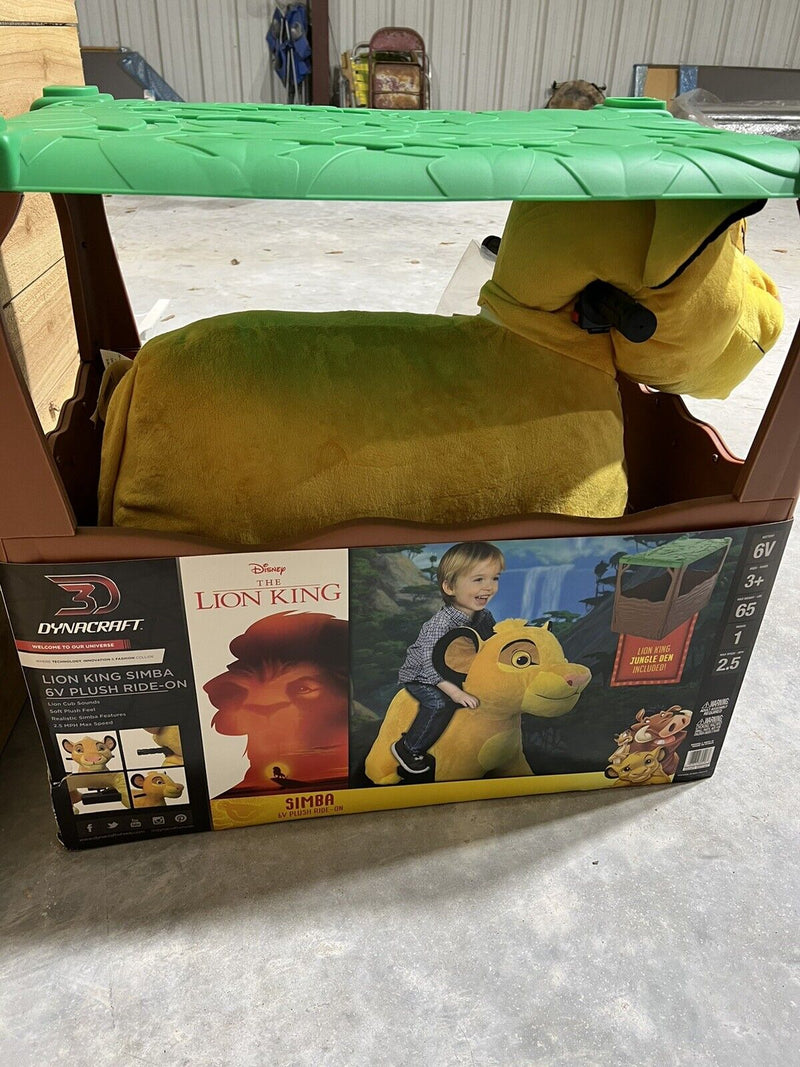 Lion King Simba Ride On with Playhouse