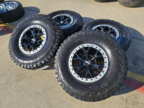 17" Ford F-150 Raptor R OEM Replica BEADLOCK 10460 rims wheels 35" tires BFG NEW Texas Truck Tire