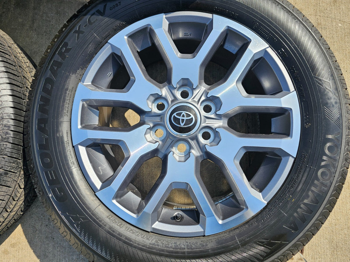 20" Toyota Tundra TSS TRD OEM wheels rims tires 95359 Sequoia 75277 Texas Truck Tire