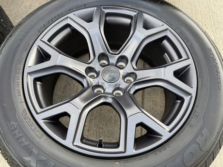 20" Jeep Grand Wagoneer Dodge Ram 1500 OEM gray 9296 wheels rims 2025 2026 NEW Texas Truck Tire