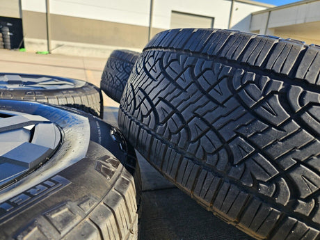 20" Tesla Cyber Truck OEM black wheels rims tires 2024 2025 Cybertruck NEW Texas Truck Tire