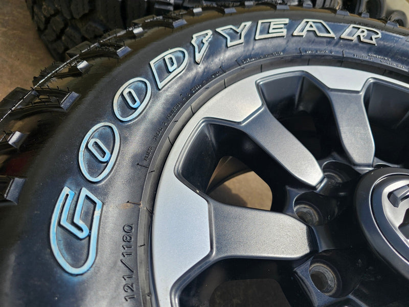 17" Ram 2500 3500 Laramie Power Wagon OEM wheels rims 2599 tires 2024 2025 NEW Texas Truck Tire