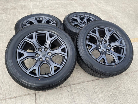 20" Jeep Grand Wagoneer Dodge Ram 1500 OEM gray 9296 wheels rims 2025 2026 NEW Texas Truck Tire