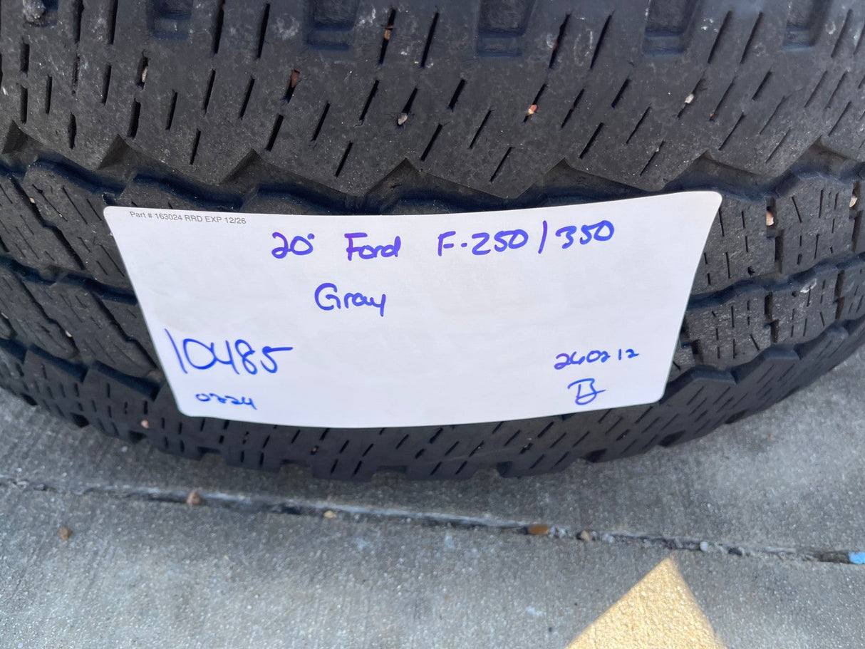 20" Ford F-250 F-350 OEM gray Lariat 10485 10296 wheels rims tires DISCOUNTED Texas Truck Tire