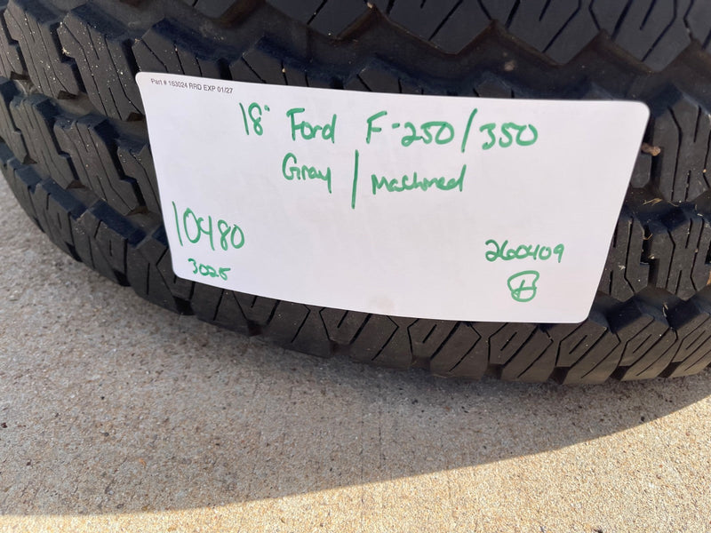 18" Ford F-250 F-350 Lariat FX-4 OEM wheels 10480 10298 tires BRIDGESTONE A/T Texas Truck Tire