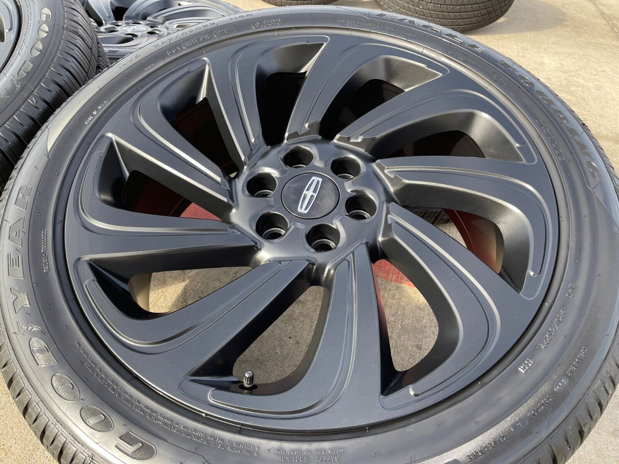 22" Lincoln Navigator OEM rims wheels Black Label 10497 NEW Texas Truck Tire