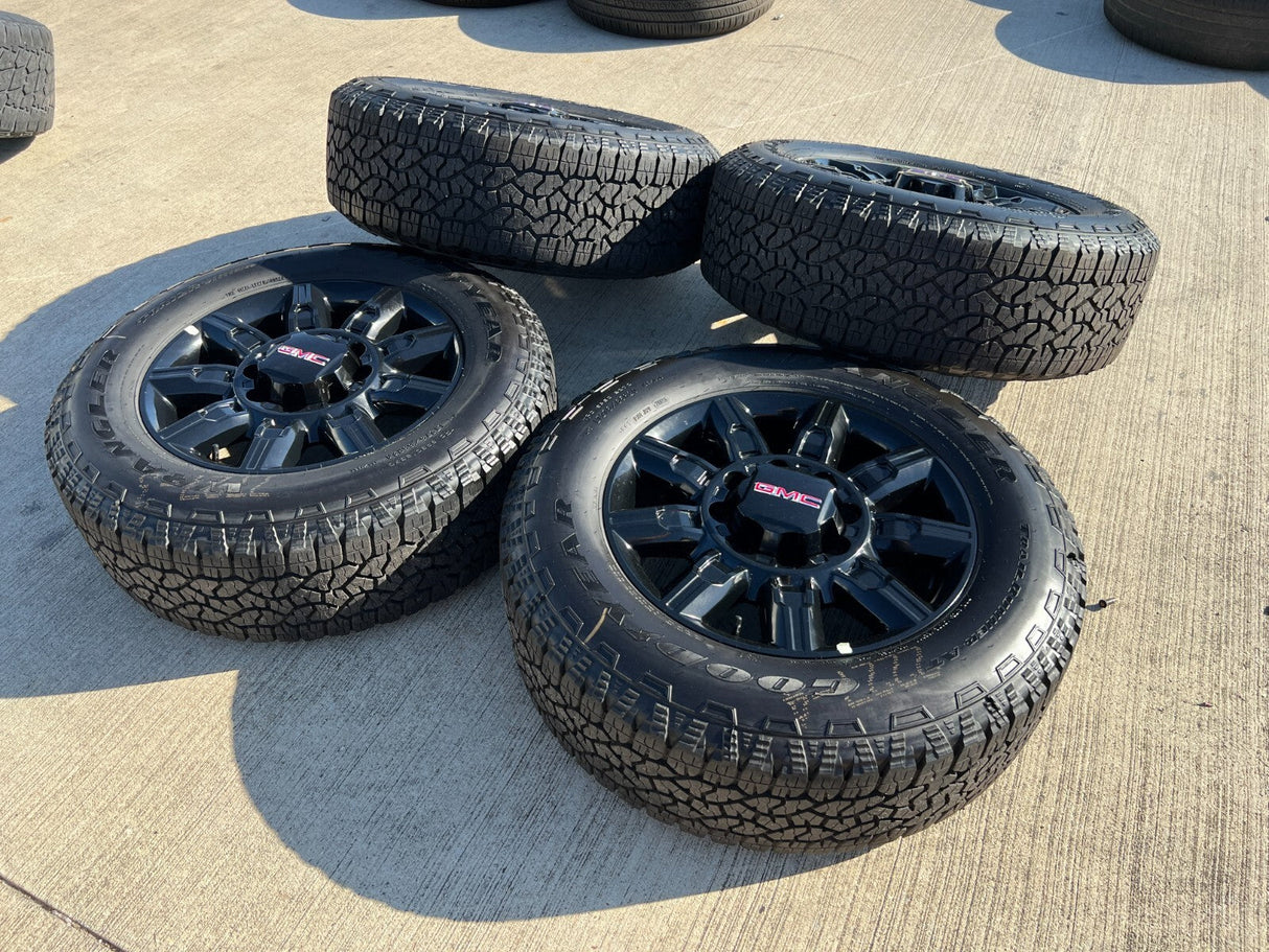 20" GMC Sierra DENALI 2500 3500 OEM 14137 5963 wheels rims Silverado 2025 NEW Texas Truck Tire