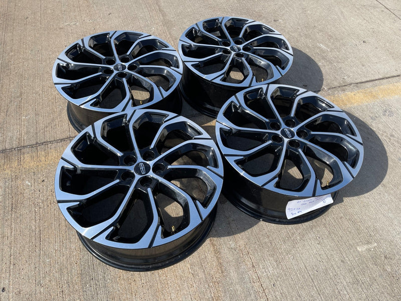 21" Lincoln Nautilus Black Label OEM 95858 rims wheels 2023 2024 2025 2026 NEW Texas Truck Tire