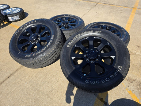 20" Dodge Ram 2500 3500 LARAMIE OEM 2700 wheels rims 2023 2024 2025 2026 NEW Texas Truck Tire