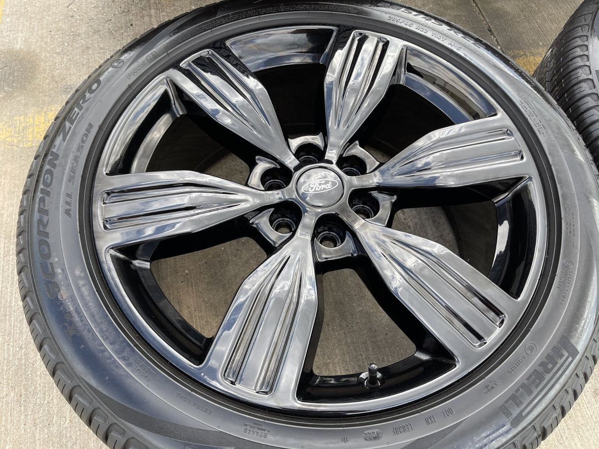 22" Ford F-150 LIMITED OEM rims wheels 10442 Expedition 2023 2024 2025 2026 NEW Texas Truck Tire