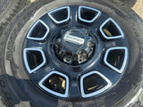 20" Ford F-250 F-350 OEM Lariat Platinum wheels rims 10486 tires 2024 2025 Texas Truck Tire