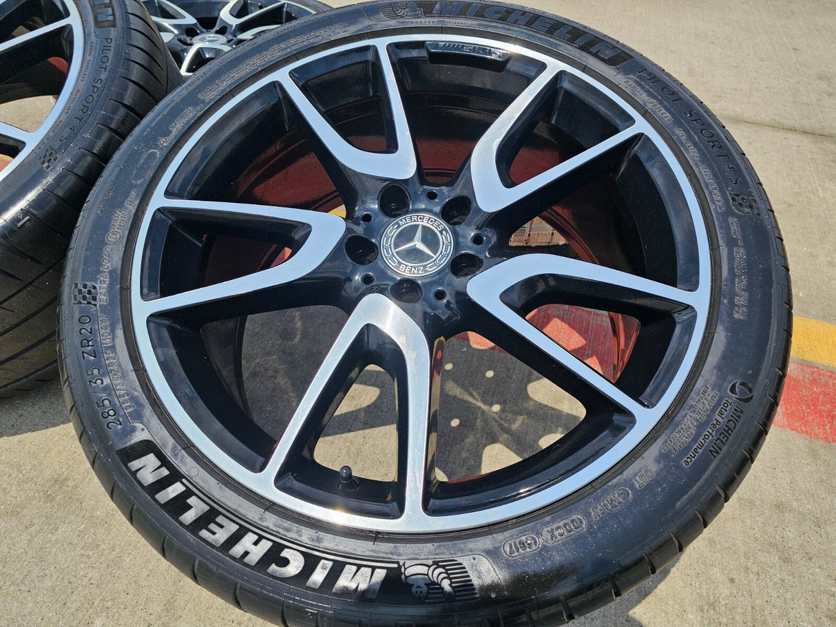 20" Mercedes E43 E53 E400 AMG S580 S65 S63 OEM 85543 85544 wheels rims Texas Truck Tire