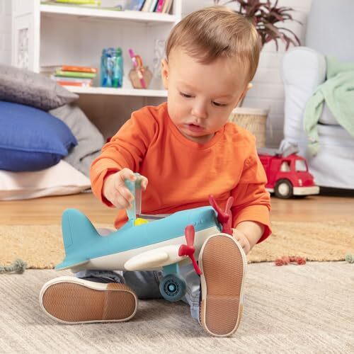 Wonder Wheels Toy Airplane for Kids and Toddlers – Pretend Play Vehicle