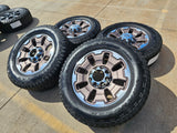 20" Ford F-250 F-350 OEM 10487 LIMITED KING RANCH tan wheels rims GOODYEAR Texas Truck Tire