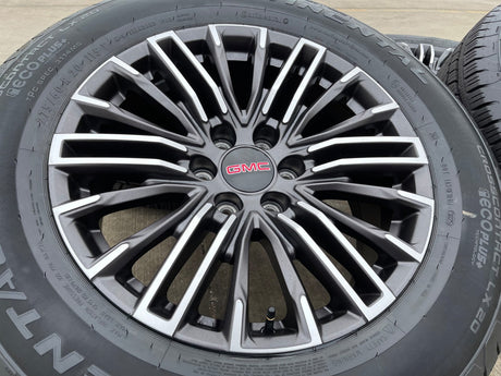 20" GMC Sierra Yukon Chevy Silverado OEM wheels rims 2024 2025 2026 NEW Texas Truck Tire