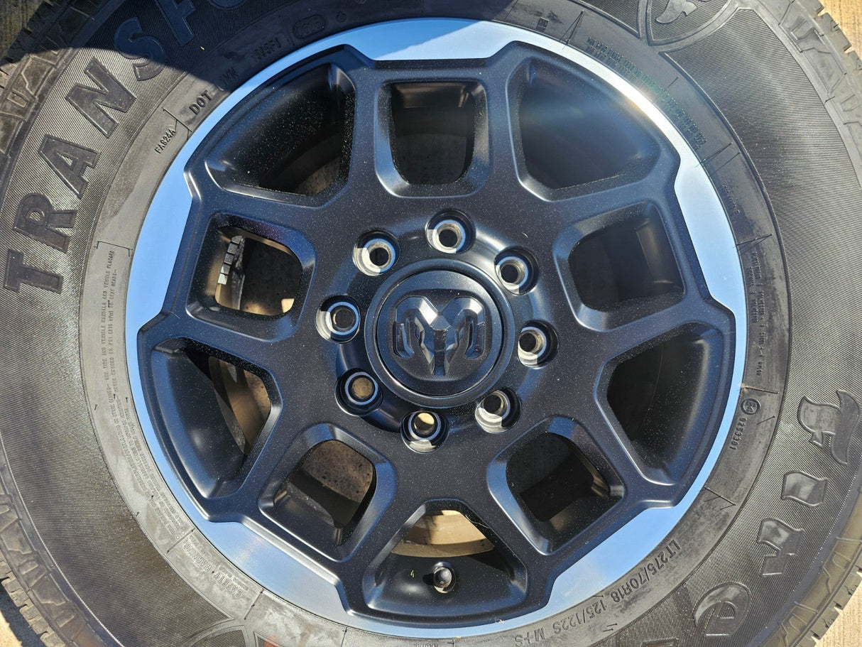 18" Dodge Ram 2500 3500 OEM 68629288 wheels rims FIRESTONE HT2 2025 2026 Texas Truck Tire