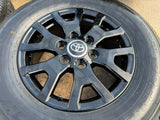 17" Toyota Tacoma 4Runner TRD Black OEM 94254 10637 wheels rims 2025 2026 NEW Texas Truck Tire