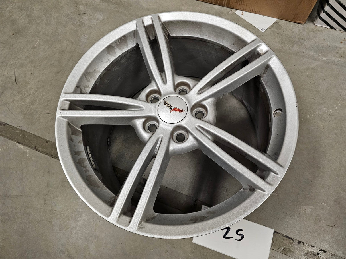 19x10 Chevy Corvette OEM rim wheel 5343 REAR 2006 2007 2008 2009 2010 Texas Truck Tire